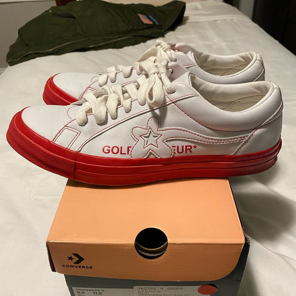 Racing Red Golf Le Fleur Converse